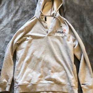 USA Golf button hoodie